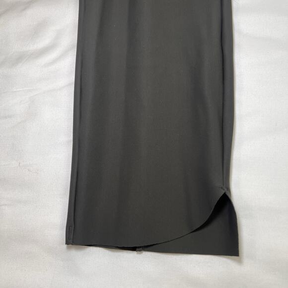 Athleta Stellar Trouser Pants Size L Dark Army Green Zip Pockets Crop Ankle Slim - Picture 4 of 15